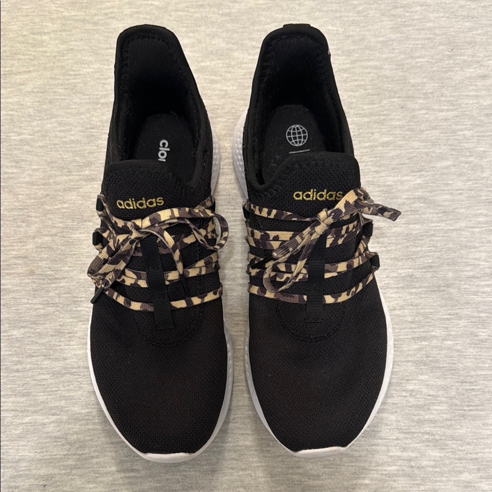 Adidas Cloudfoam Comfort Leopard Shoes 🐆